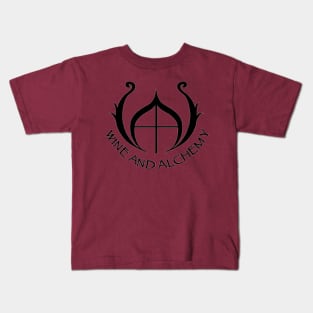 Wine and Alchemy Logo Kids T-Shirt